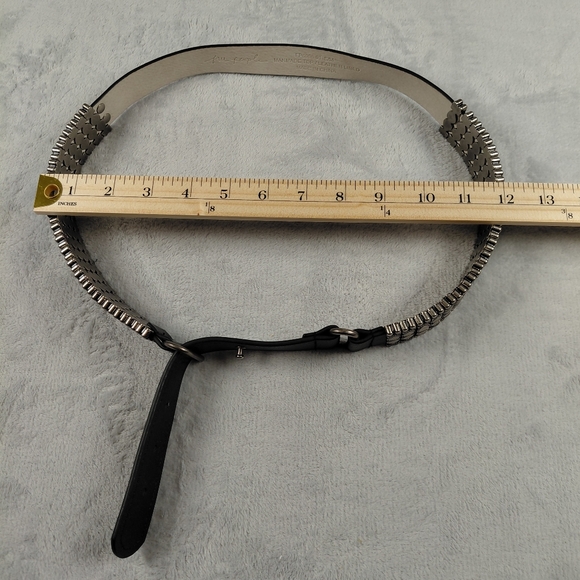Free People Leather and Metal Belt, FP 6996 01, S/M - Picture 9 of 9
